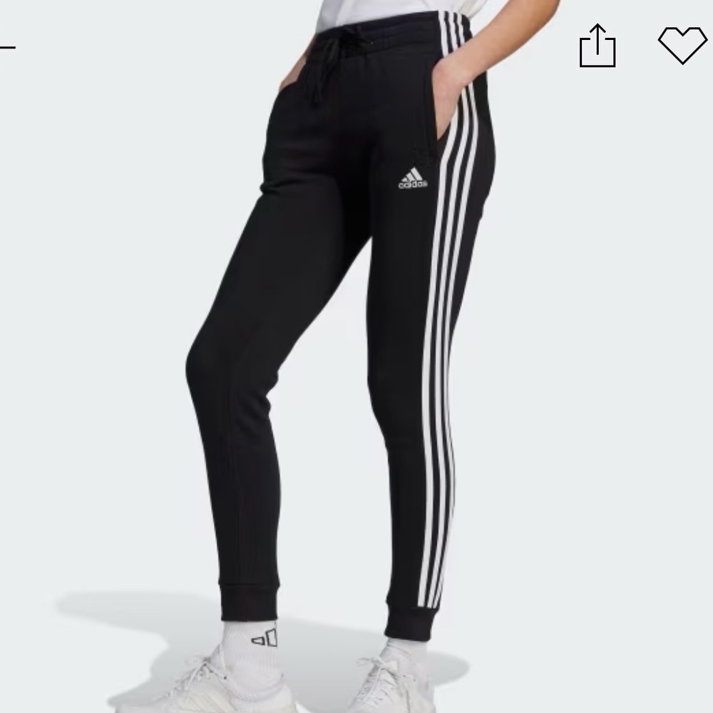 Adidas - fleece pants size S